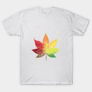 Maple Autumn Leaf Thanksgiving Nursery T-Shirt